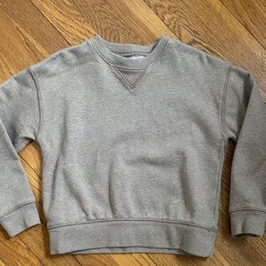 I Crew boys crewneck sweatshirt khaki size small 6/7